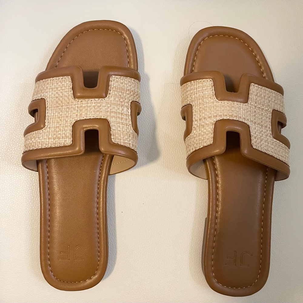 JustFab Slide Sandals